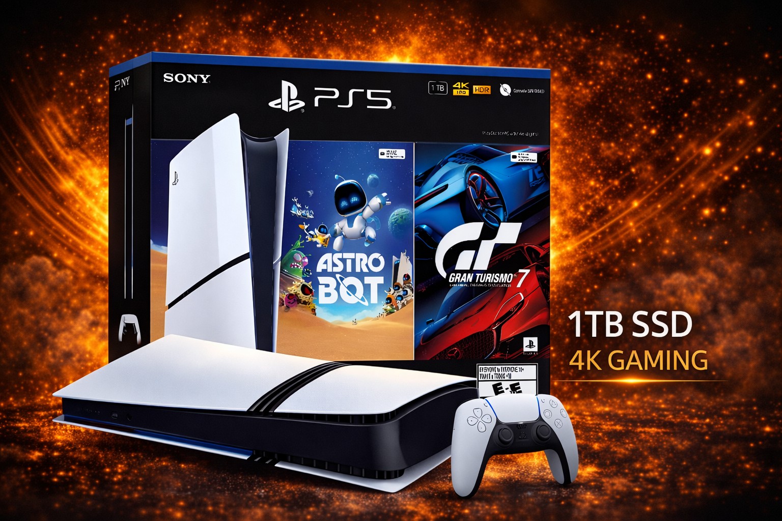 Sony PlayStantion 5 Digital 1 TB Astro Bot- Gt7