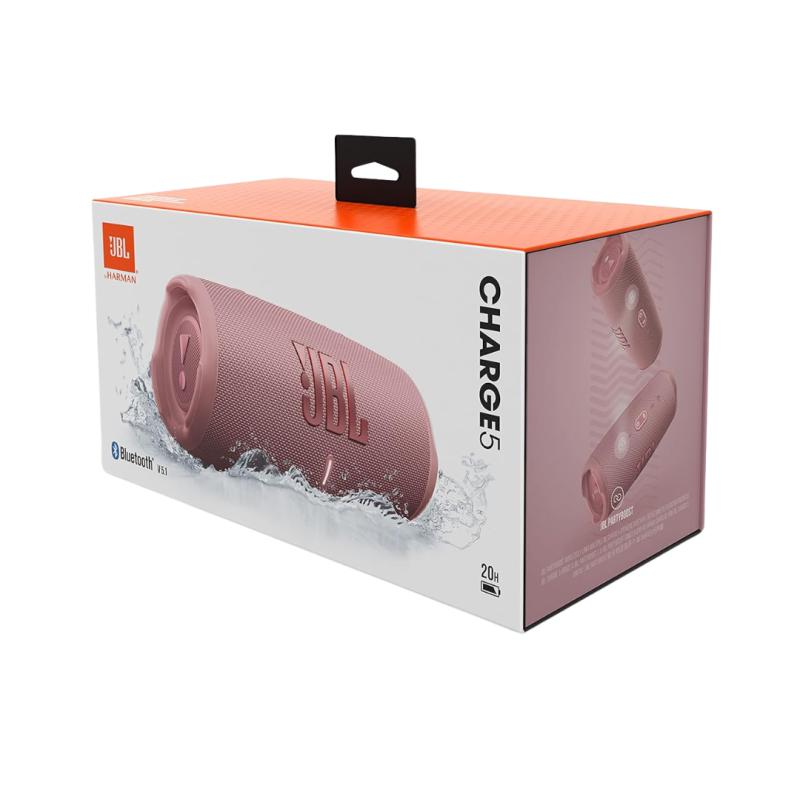 Parlante JBL Charge 5 Portable Bt Pink Rosa