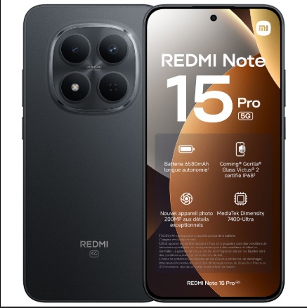 Redmi Note 15 Pro 5G 8/256GB - Black