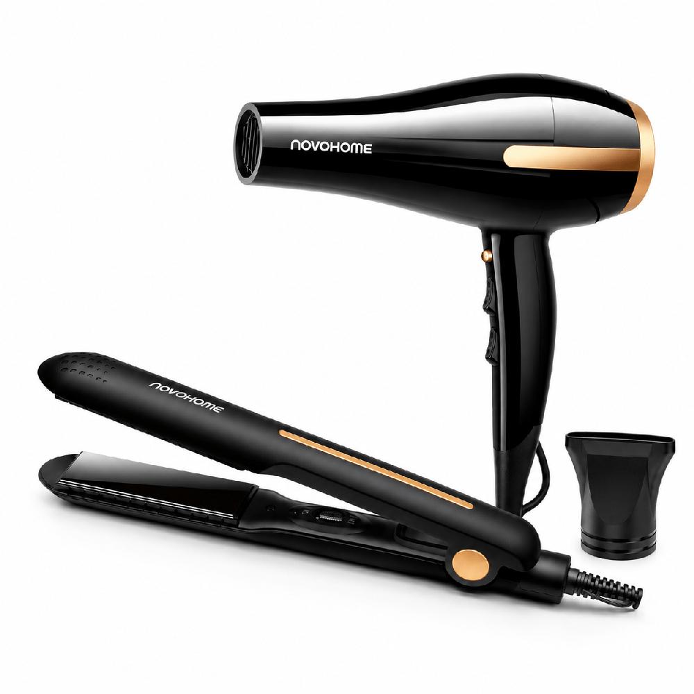 NovoHome Pack Beauty 2 En 1 Planchita Secador