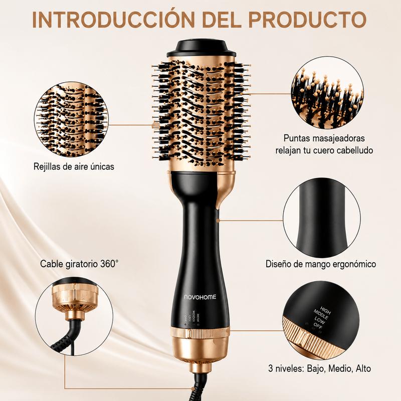 Novohome Cepillo De Aire Alisador 800W